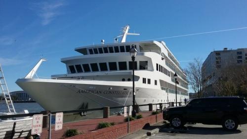 American Constellation docked at Savannah, Georgia December 25, 2017